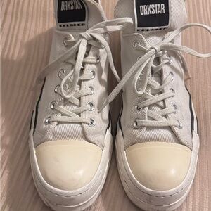 Converse White High-Top Sneakers